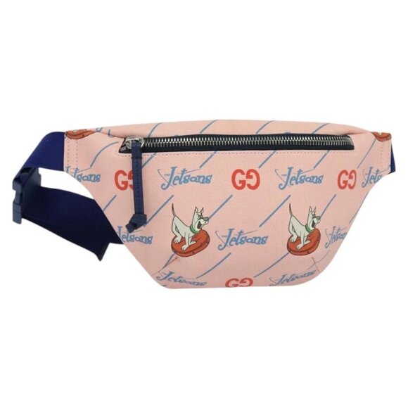 GUCCI THE Jetsons Children's Body Bag PVC Pink 502095 Auth bs26794 - Picture 1 of 14